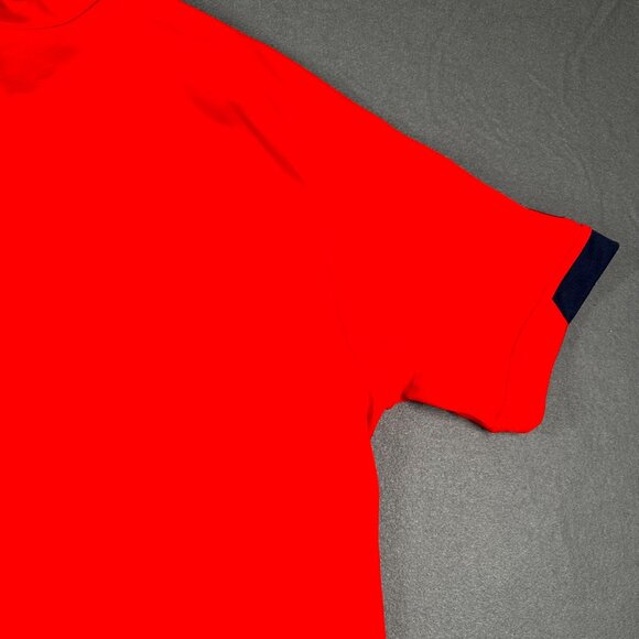 Nike Polo Shirt Mens Large Red New England Patriots NFL On Field Apparel - Picture 15 of 15